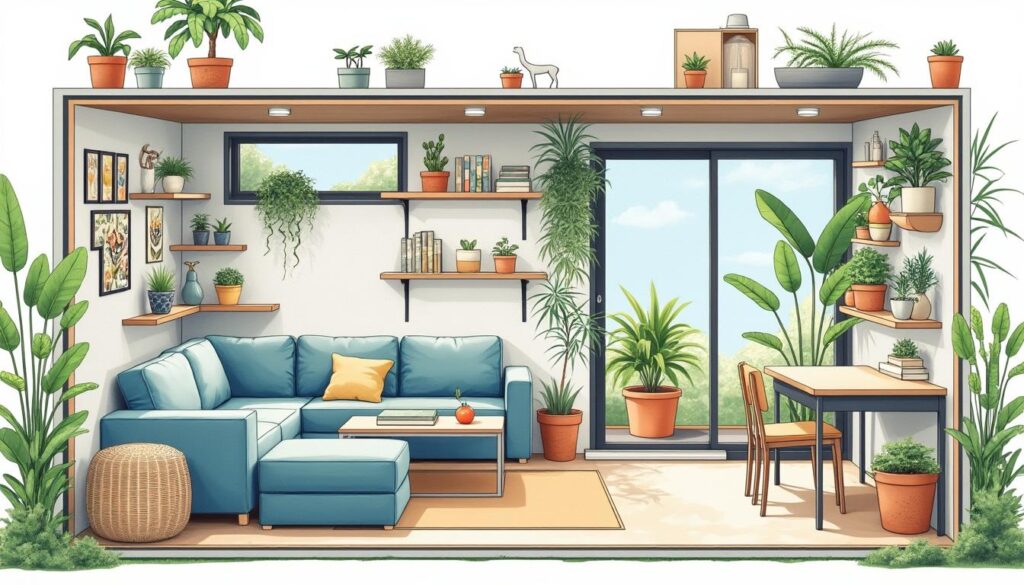 découvrez 10 astuces efficaces pour optimiser l’espace dans une petite maison et transformer votre intérieur en un lieu à la fois fonctionnel et confortable.