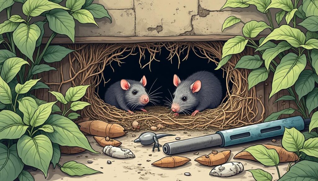 découvrez comment identifier les nids de rats dans votre jardin et apprenez des méthodes efficaces pour les éliminer rapidement et en toute sécurité.