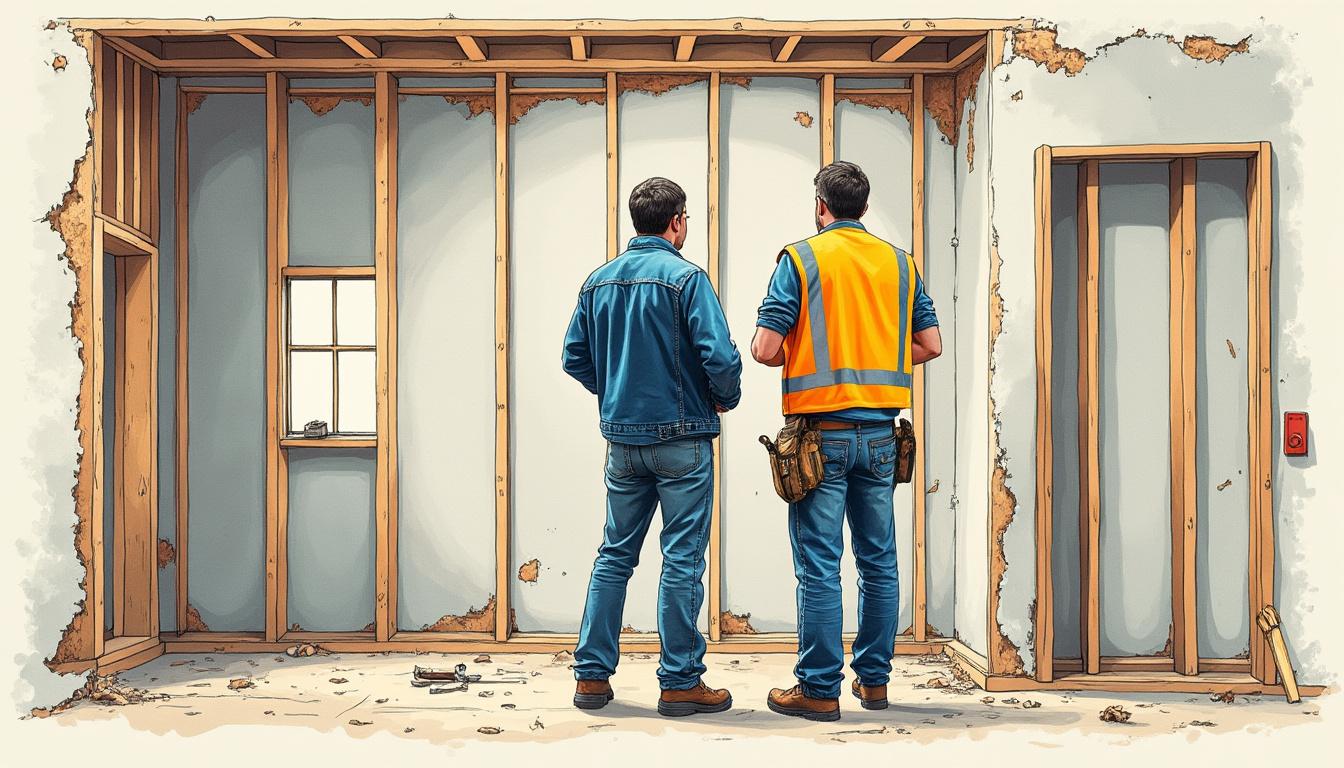 découvrez comment identifier un mur porteur avant de le démolir pour assurer la sécurité de votre maison et éviter les erreurs coûteuses.