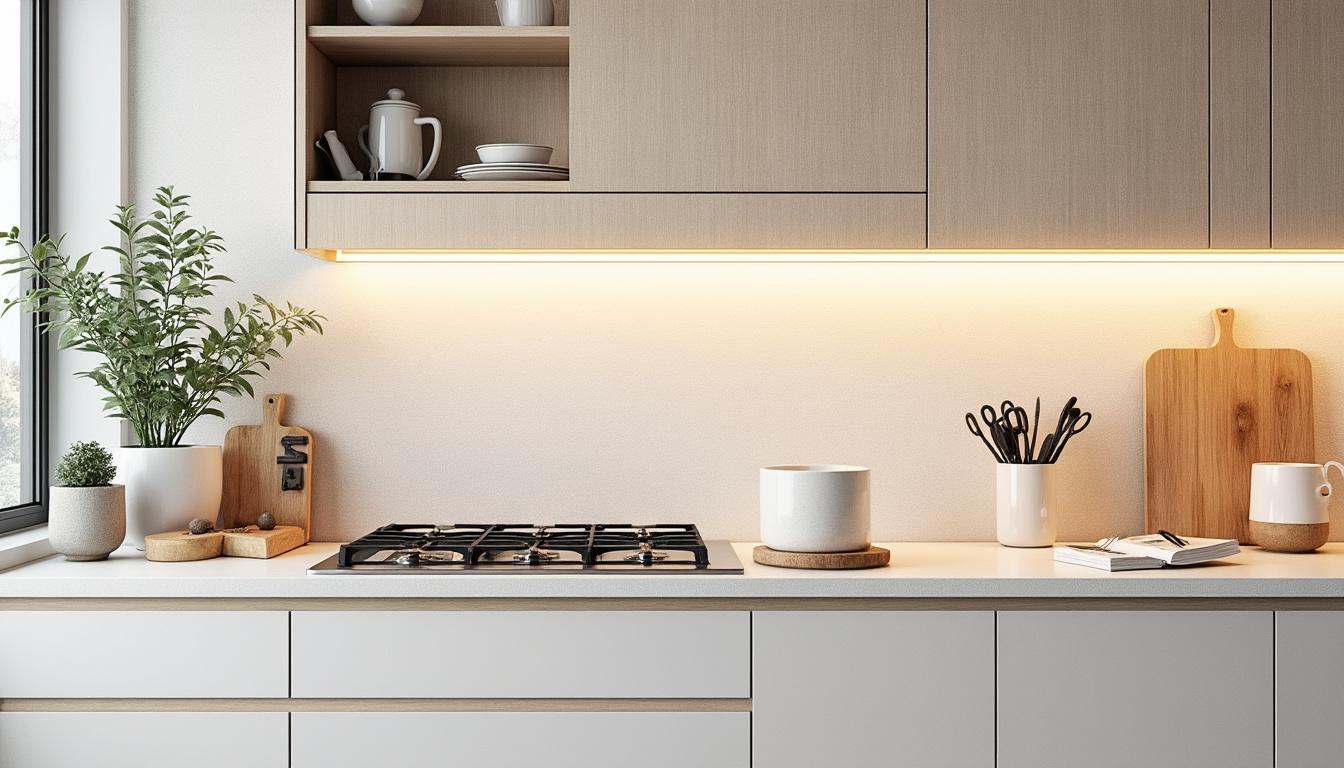 découvrez des solutions pratiques pour illuminer efficacement votre plan de travail et suivez notre guide d'installation détaillé pour un éclairage optimal et esthétique.