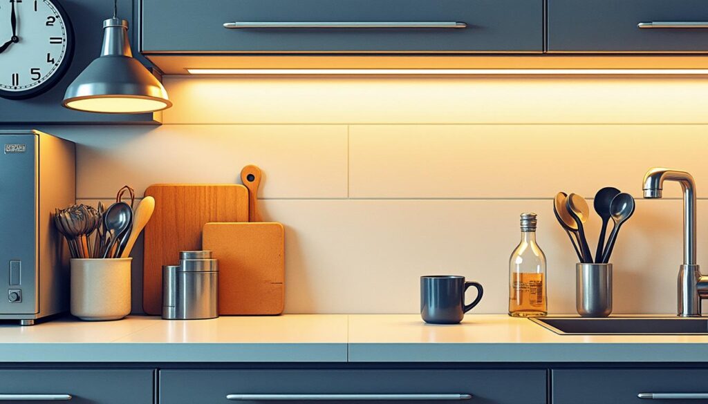 découvrez des solutions pratiques pour illuminer efficacement votre plan de travail et suivez notre guide d'installation étape par étape pour un éclairage optimal.