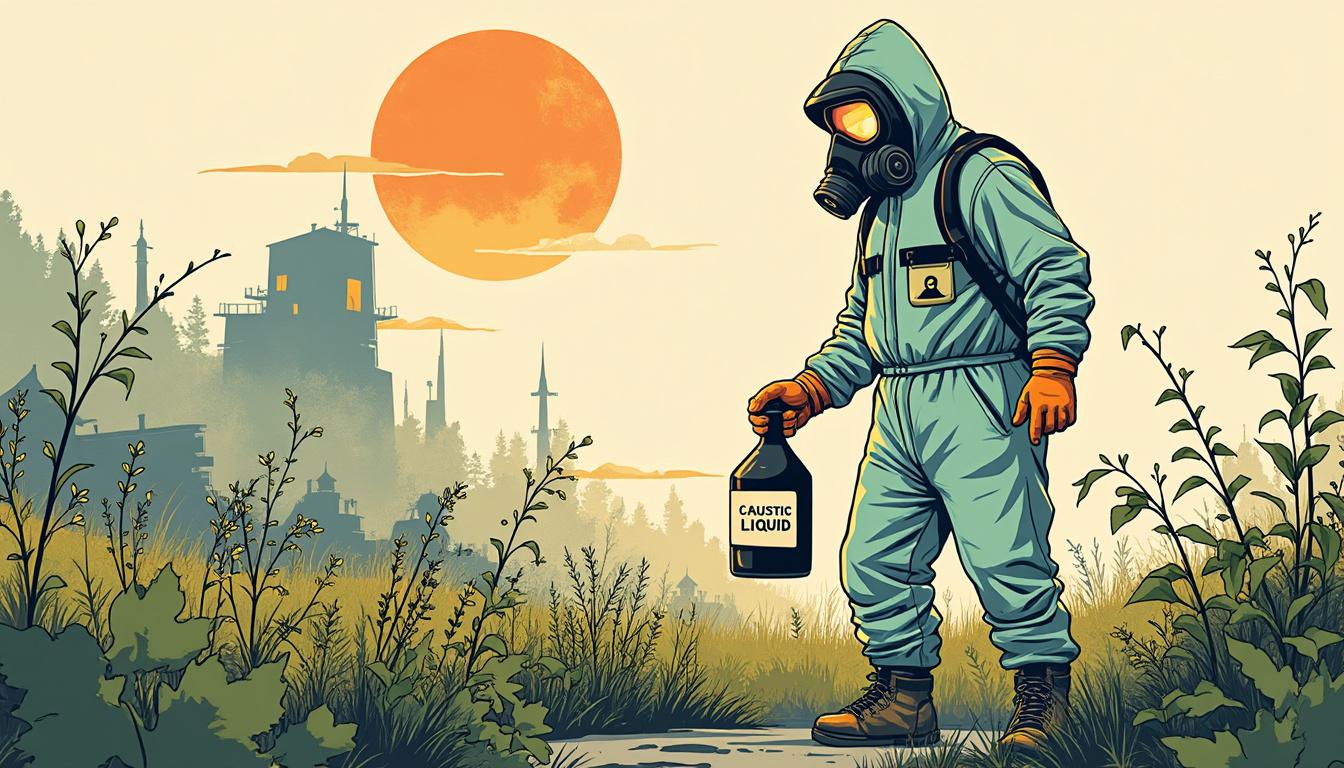 découvrez l'efficacité de l'acide chlorhydrique comme désherbant, ses risques potentiels et les précautions indispensables à respecter pour une utilisation sûre et efficace.
