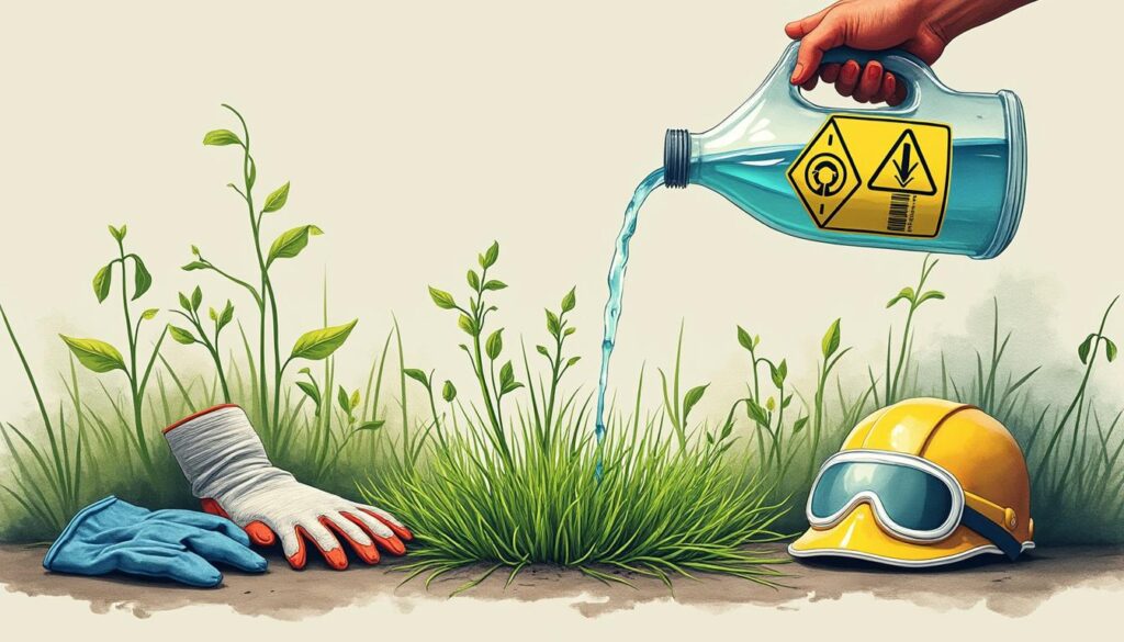 découvrez l'efficacité de l'acide chlorhydrique comme désherbant, ses risques potentiels et les précautions essentielles à respecter pour une utilisation sûre et efficace.