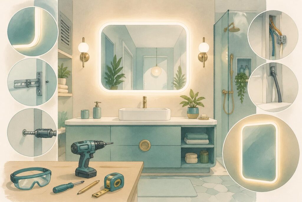 découvrez notre guide pratique pour choisir et installer un miroir éclairant dans votre salle de bain. conseils d'experts, étapes d'installation et astuces pour un éclairage optimal.