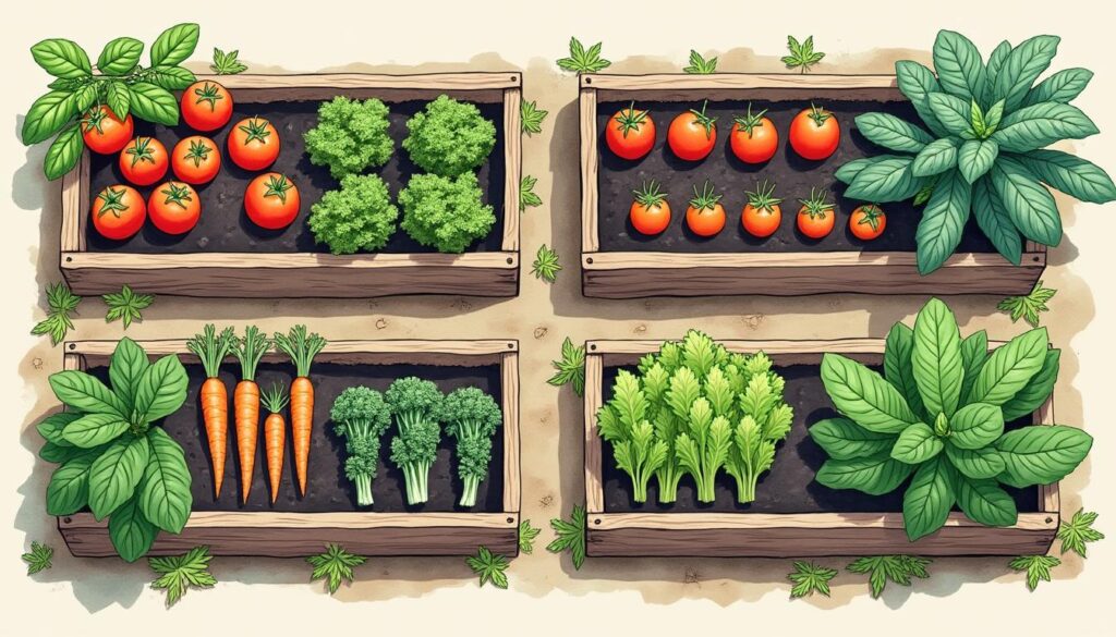 découvrez comment organiser efficacement votre plan potager rectangulaire pour maximiser l'espace et optimiser vos récoltes tout au long de la saison.