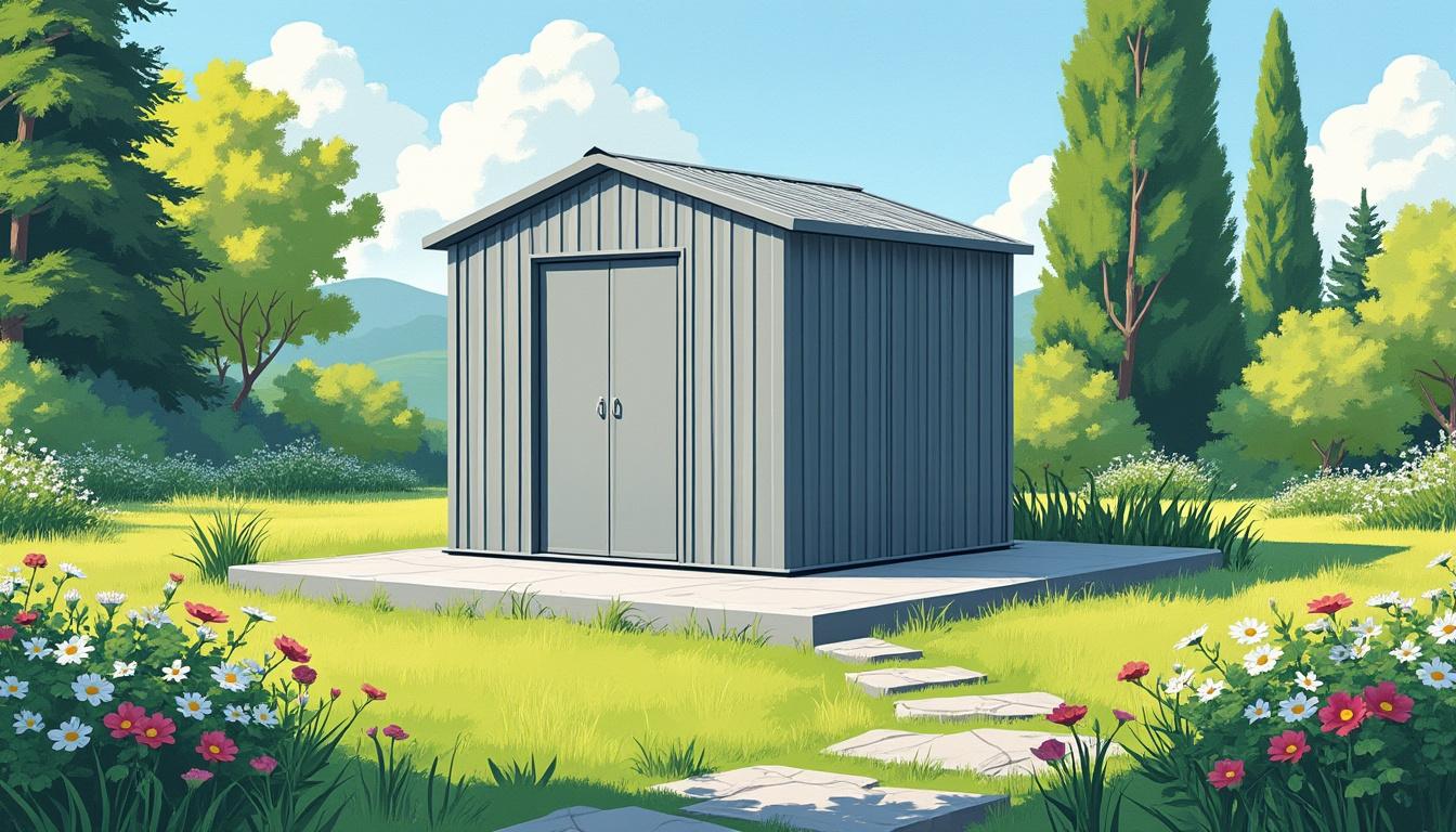 découvrez comment choisir la meilleure base pour votre abri de jardin en métal : dalles, plots ou longrines, adaptée à la nature de votre terrain pour une installation durable et stable.