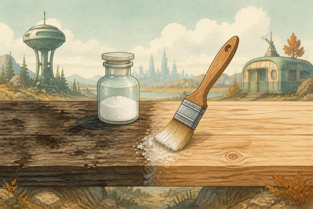 découvrez comment utiliser l'acide oxalique pour décaper et raviver efficacement le bois extérieur, en éliminant les taches et en redonnant éclat et fraîcheur à vos surfaces en bois.