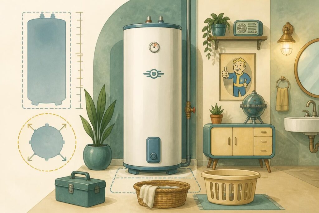 découvrez comment choisir la bonne taille de chauffe-eau 100l en tenant compte de l'encombrement et de la capacité effective pour répondre à vos besoins en eau chaude.