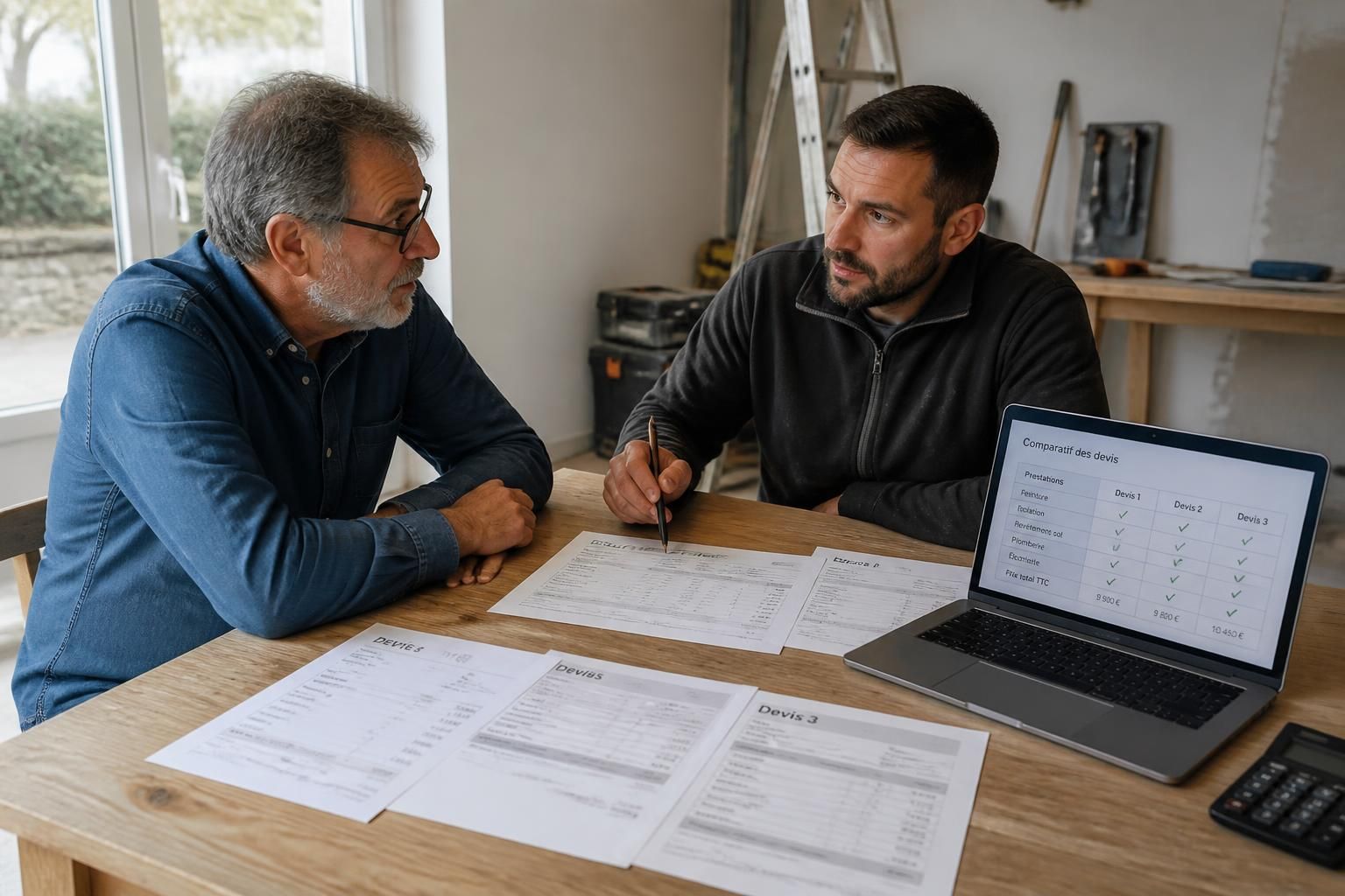 découvrez comment comparer plusieurs devis pour des travaux en tenant compte de la qualité, des garanties et des services, et pas seulement du prix, afin de faire un choix éclairé et fiable.