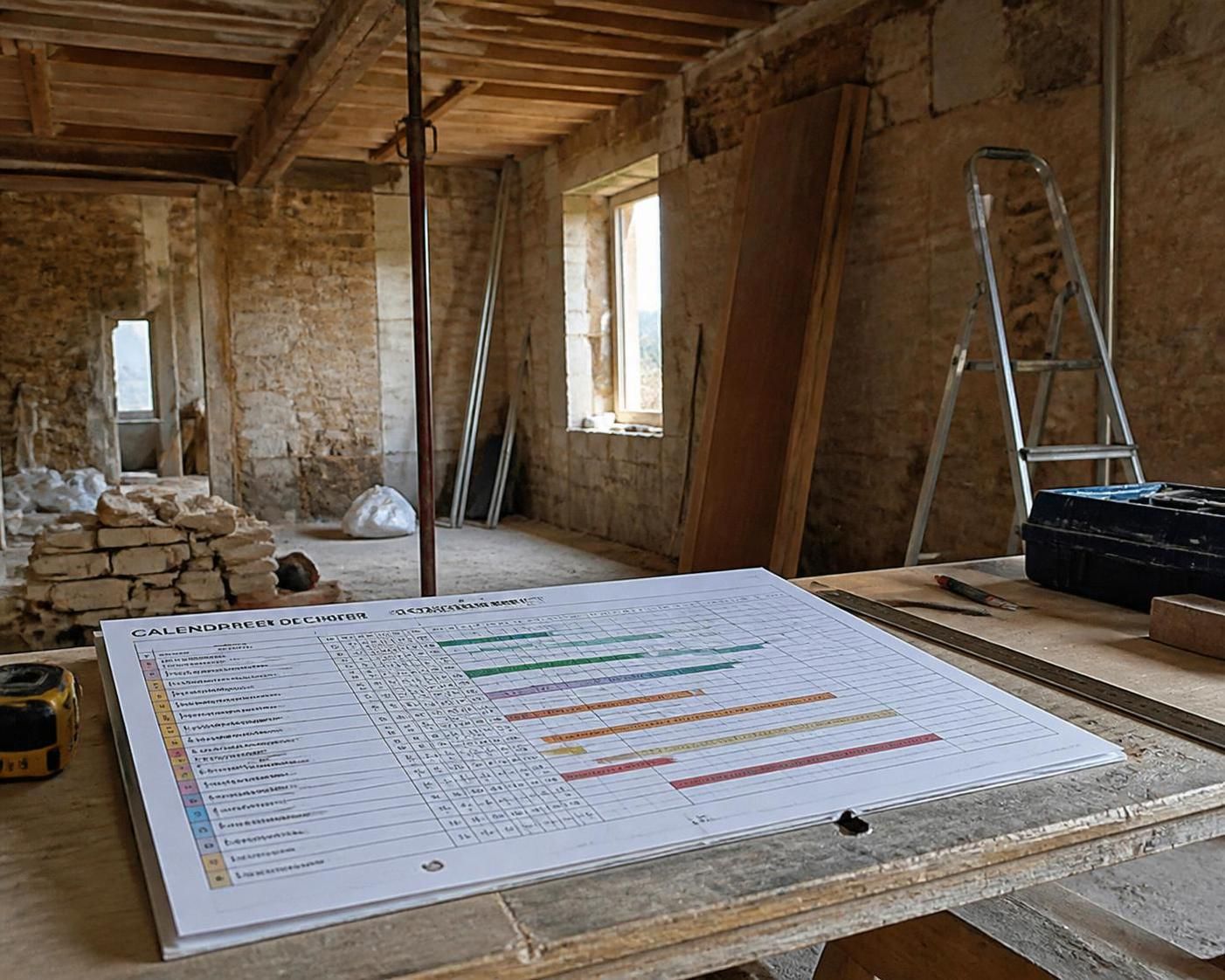 découvrez comment estimer avec précision la durée totale des travaux avant d'acheter une maison à rénover afin de mieux planifier votre projet immobilier.