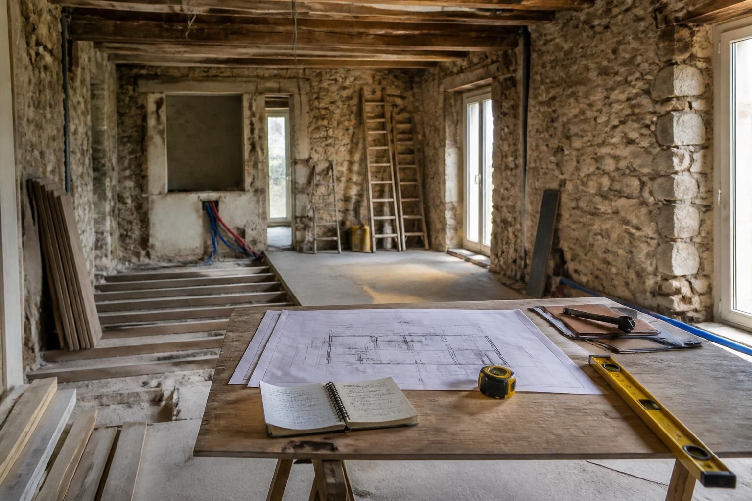 découvrez comment établir un budget réaliste pour rénover entièrement une maison ancienne, en prenant en compte tous les coûts et les étapes indispensables pour réussir votre projet de rénovation.
