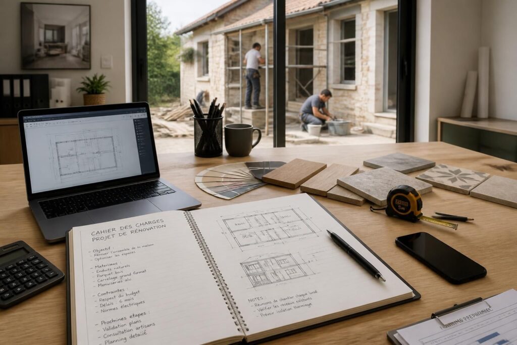 découvrez comment rédiger un cahier des charges précis pour vos travaux de rénovation afin de garantir un projet clair, organisé et conforme à vos attentes.