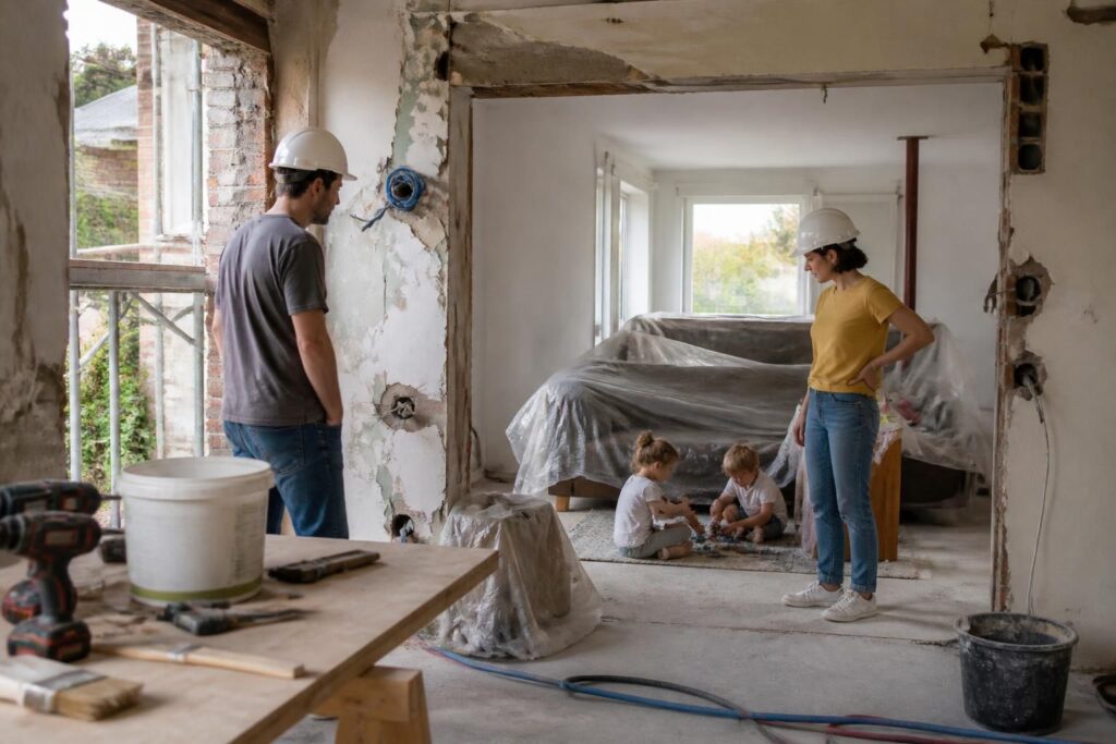 découvrez les avantages et les précautions à prendre pour habiter dans votre maison pendant une rénovation complète. conseils pratiques pour vivre sereinement vos travaux.