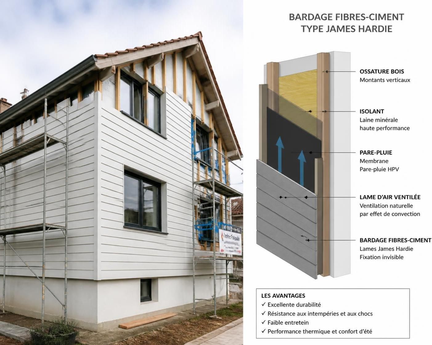 découvrez nos conseils pratiques pour éviter la condensation derrière un bardage james hardie et protéger efficacement vos murs contre l'humidité.