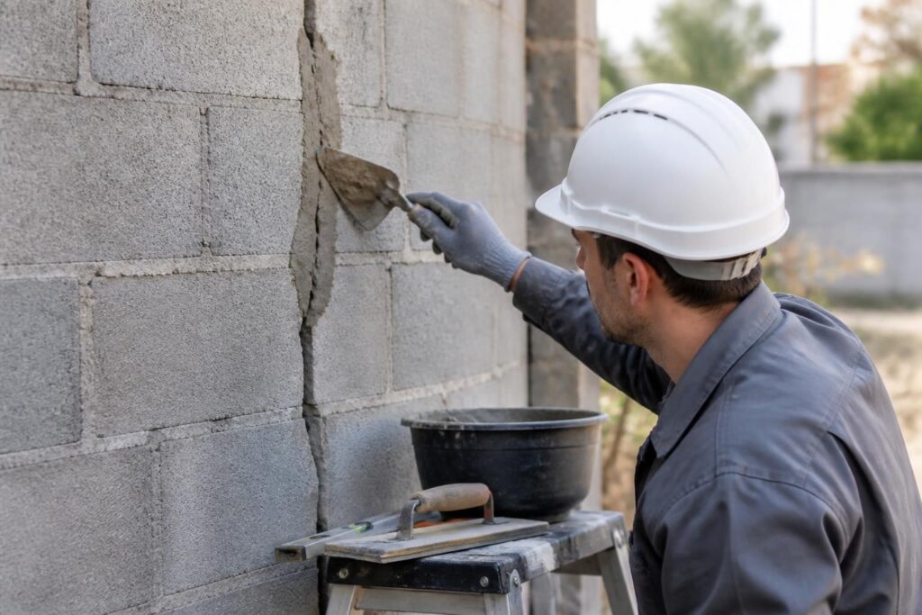 découvrez comment réparer efficacement un mur en parpaings fissuré en utilisant du mortier prb. suivez notre guide étape par étape pour une réparation durable et résistante.