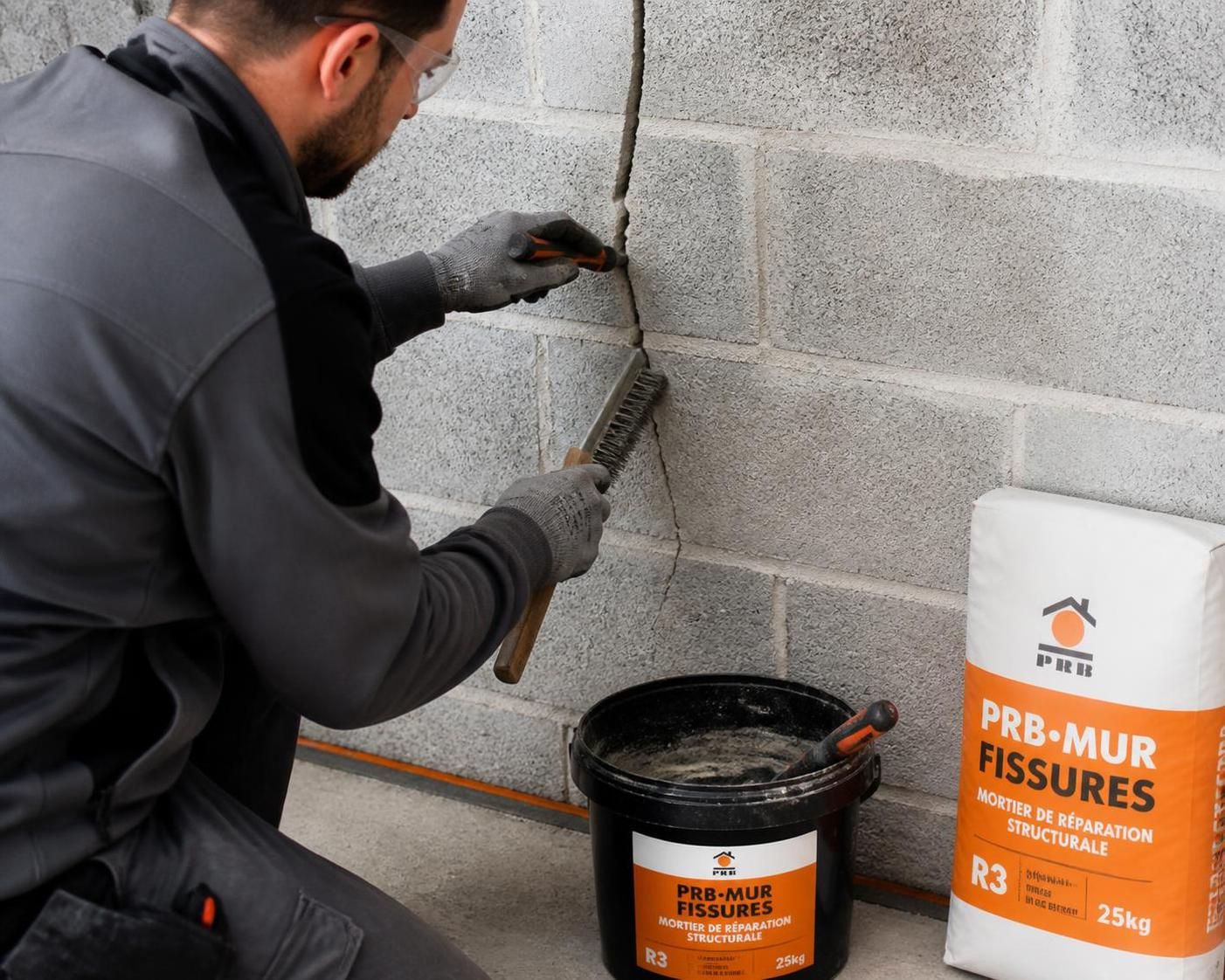apprenez comment réparer efficacement un mur en parpaings fissuré en utilisant un mortier prb, avec des étapes simples et des conseils pratiques pour restaurer la solidité de votre mur.