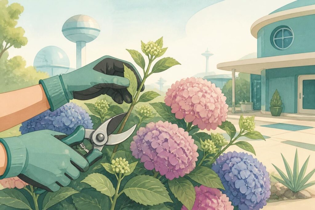 découvrez comment tailler vos hortensias pour favoriser une belle floraison, en protégeant les bourgeons à venir grâce à notre guide pratique.