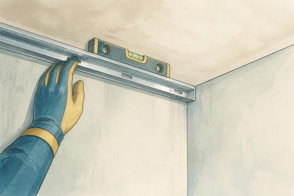 découvrez notre guide pratique pour installer un rail placo parfaitement aligné sur mur et plafond, étape par étape, et obtenez un résultat professionnel facilement.