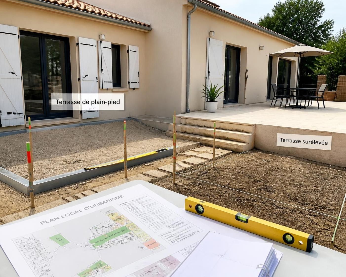 découvrez si une autorisation est nécessaire pour construire une terrasse en france et les démarches à suivre pour un projet conforme.