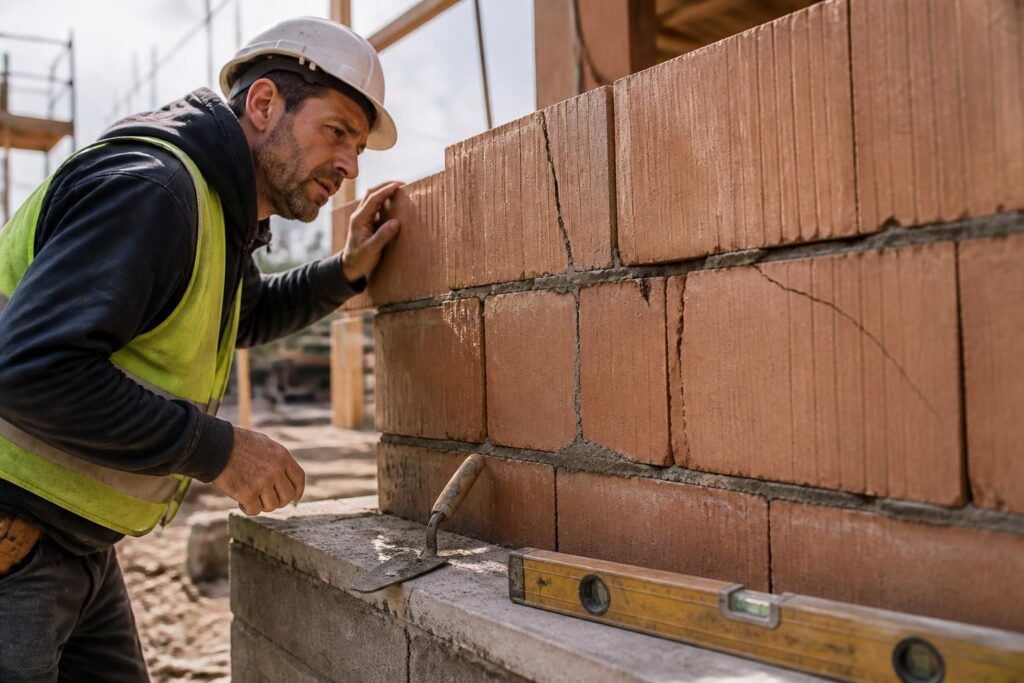 découvrez les causes courantes des fissures sur les briques porotherm pendant la pose et apprenez comment les éviter pour garantir la solidité et la durabilité de votre construction.