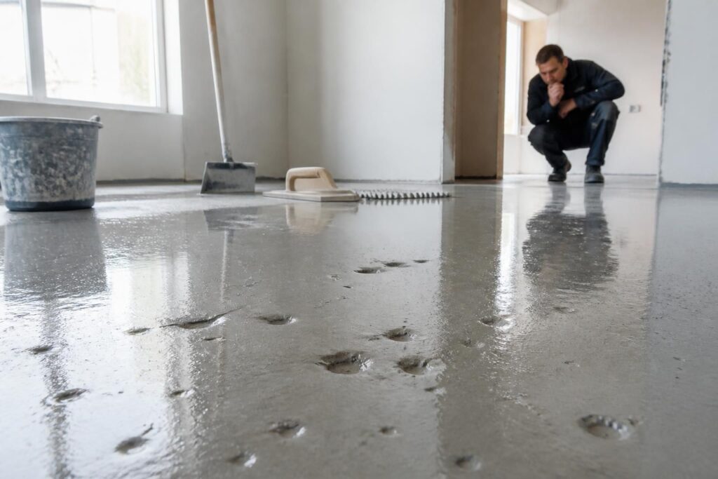 découvrez les causes possibles des creux dans votre béton autonivelant mapei et trouvez des conseils pour éviter ces imperfections lors de la pose.