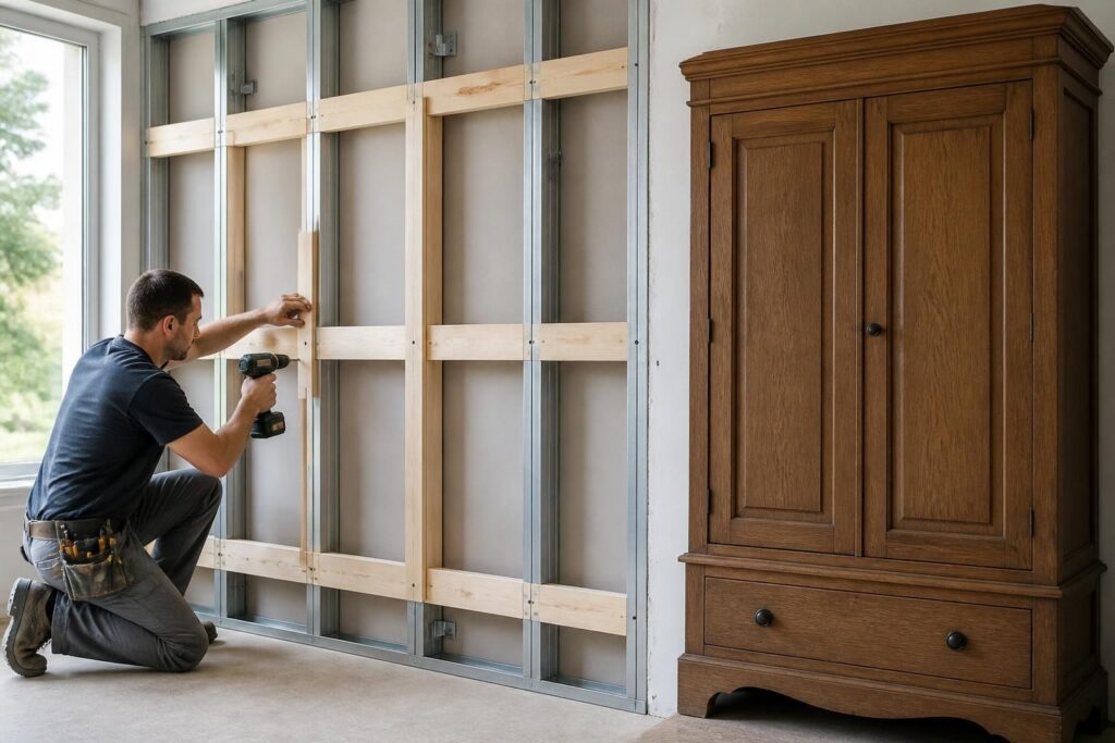 découvrez nos conseils pratiques pour renforcer une cloison placo afin de supporter un meuble lourd en toute sécurité et éviter les risques de détérioration.